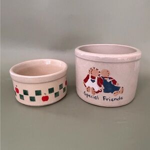 Robinson Ransbottom Pottery Co. Special Friends Ceramic Crocks